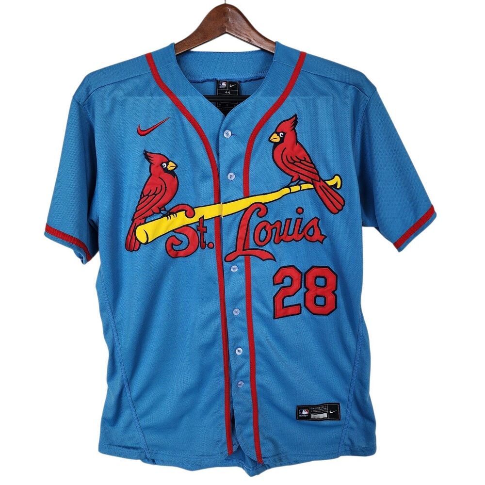 Nolan Arenado St. Louis Cardinals Nike Authentic Jersey Blue MLB 44 LG USA Made